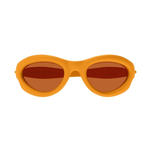 NEW BOTTEGA VENETA UNISEX ORANGE BB1162S 004 SUNGLASSES - Picture 4 of 6